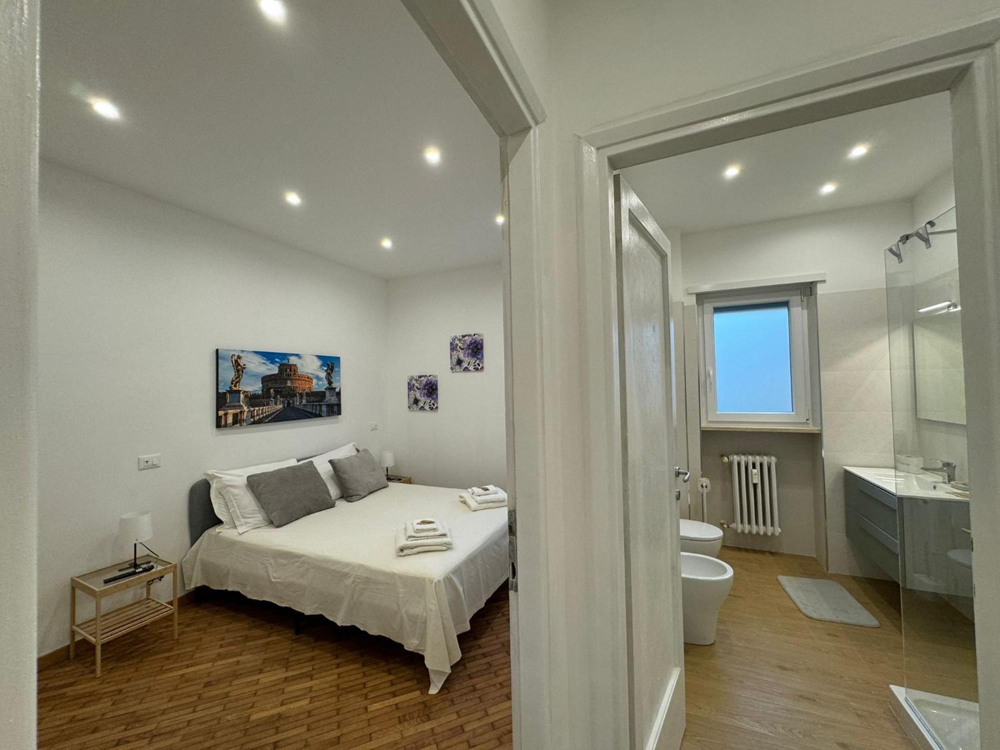 Chic&spacious Nest In Apartment Rom